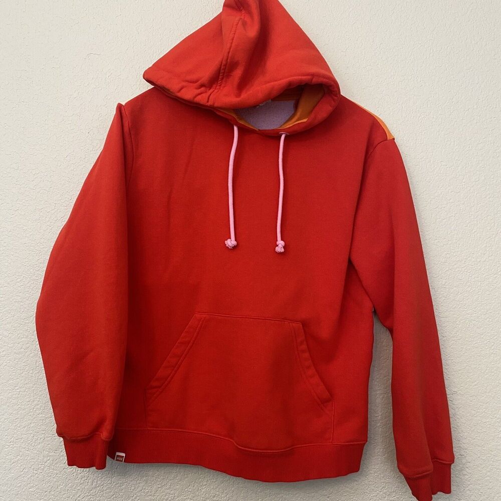 LEGO Target Hoodie Womens Size Medium Red Pink Orange Block Colors